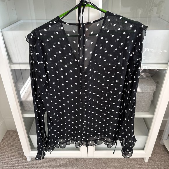 H&M Tie-Detail Blouse NWT - Picture 4 of 6